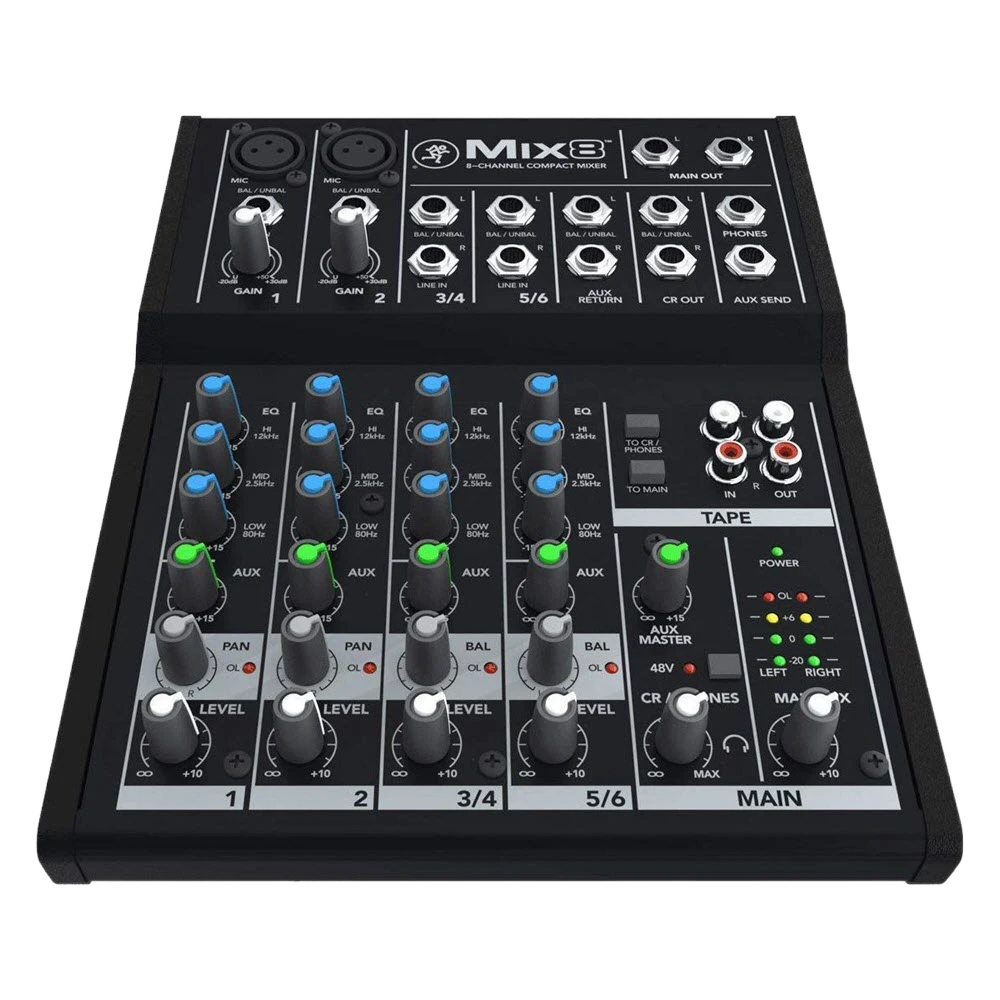 Mackie Mix8 8 Channel Compact Mixer